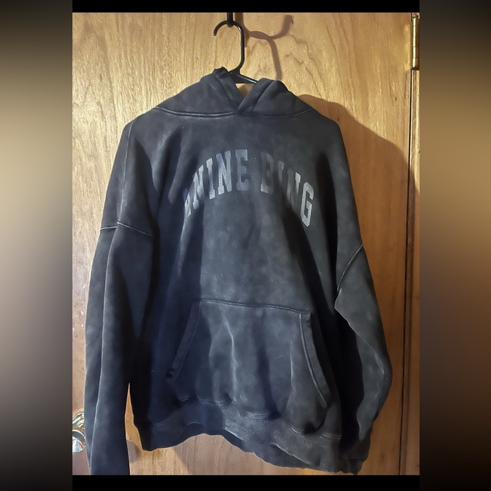 ANINE BING hooded sweatshirt size large